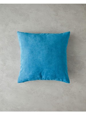 English Home Brims Polyester Kırlent Kılıfı Petrol Mavisi