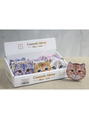 Katre46 Taşlı Kedi El Aynası