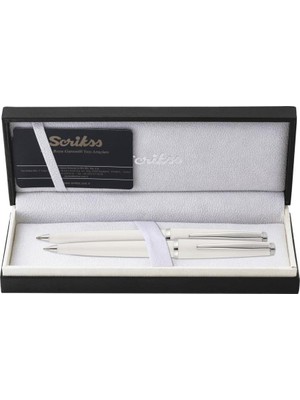 Vintage 33 Tükenmez Kalemversatil Kalem Takım Beyaz