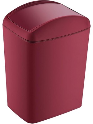 Soft Çöp Döner Kapak 5 Lt Carmen Kırmızı