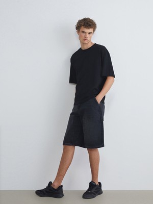 Lc Waikiki Yeni Sezon Rahat Kalıp Erkek Jean Şort