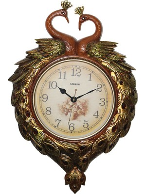 Katre46 Duvara Asmalı Tavuskuşu Saat