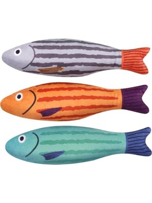 Bonito Balık Peluş Kedi Oyuncağı 22X6.5 cm