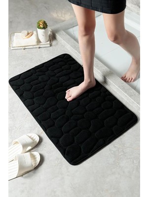 Hafızalı Köpük Kaymaz Banyo Paspası Su Geçirmez Yumuşak Zemin Matı 40X60 cm Banyo Aksesuarı