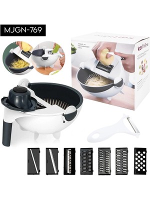 Kuzgun Ticaret 11 Parça Sebze Meyve Doğrayıcı - Lisinya