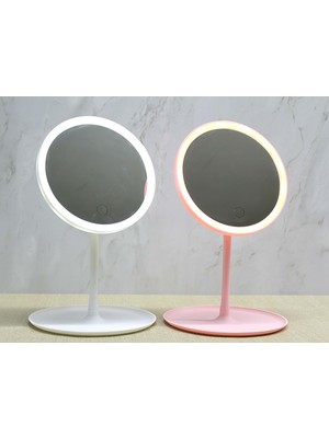 Katre46 Yuvarlak Ledli Makyaj Aynası