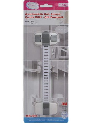 Unisex Buzdolabı, Dolap Çok Amaçlı Kilit (Gri)