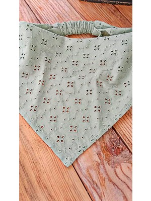 Brode Fisto Lastikli Bandana | Doğal Pamuk Saç Bandı