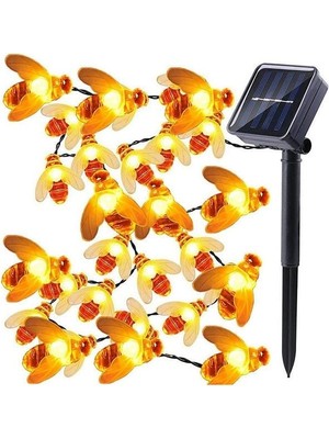 Novytech PM-29076 Solar Arı Figürlü 12M Dekoratif LED Aydınlatma Animasyonlu Bahçe Lambası