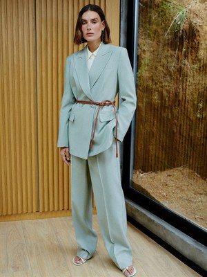 Lc Waikiki Yeni Sezon Beli Kuşaklı Kadın Blazer Ceket