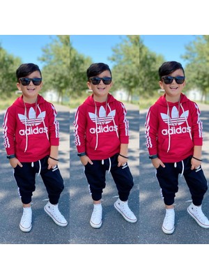 Mavi Boncuk Kids Çocuk Kapüşonlu Alt Üst Takım