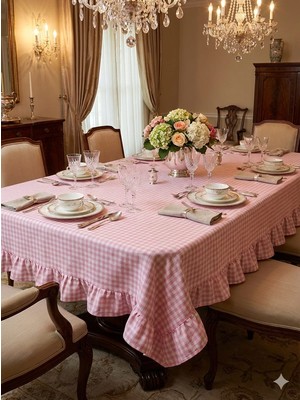 Fırfırlı Pötikare Masa Örtüsü