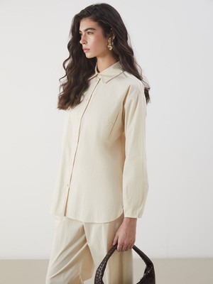 Lc Waikiki Yeni Sezon Oversize Poplin Kadın Gömlek Tunik