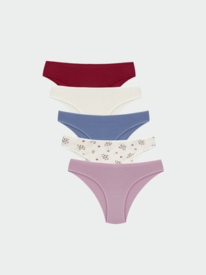 Lc Waikiki Yeni Sezon Baskılı Brazilian Külot 5'li