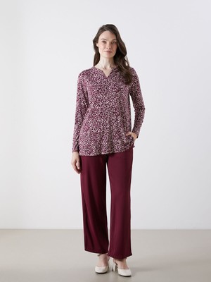 Lc Waikiki Yeni Sezon Beli Lastikli Geniş Paça Kadın Pantolon