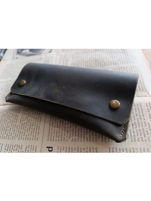 Mahfuz Gerçek Deri Tamamen El Emeği Kadın Cüzdan 22CM*8CM * 1 Kağıt Para Alanı 4 Kart Bölmesi NLU253