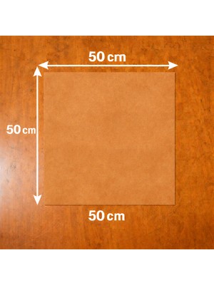 Kendinden Yapışkanlı Alkantara Süet Suni Deri ''tek Kullanımlık Tamir Kiti'' 50 x 50 - Taba