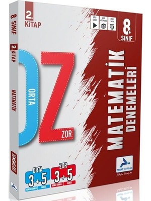 Paraf 8. Sınıf Lgs Matematik Orta ve Zor Denemeleri Çözümlü 1. Kitap Paraf Yayınları