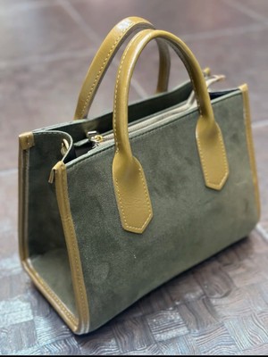 Özüm Takı Çanta Kadın  Kol ve Omuz Çantası Haki Yağ Yeşili