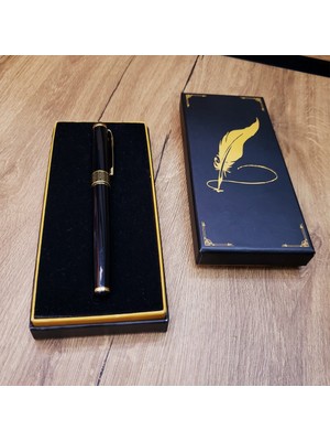 Katre46 Siyah Desenli Metal Kalem