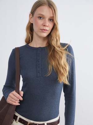 Lc Waikiki Yeni Sezon Bisiklet Yaka Kadın Body