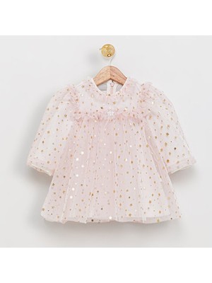 ministok Shine Star Pembe Elbise