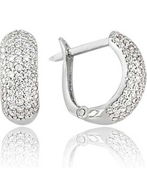 Katre46 925 Ayar Gümüş Tamtur Küpe