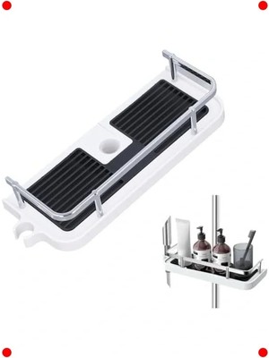 Calperia Rayı Için Çok Amaçlı Banyo Rafı ve Düzenleyici