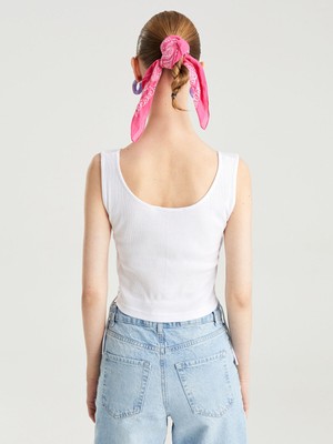 Lc Waikiki Yeni Sezon Bisiklet Yaka Basic Genç Kız Crop