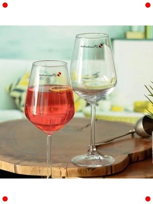 Calperia 350 cc 2'li Şarap Kadehi Seti - Özel Hediye Kutu