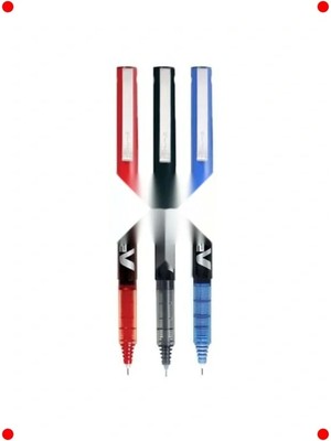 Calperia Renkli Roller Sıvı Mürekkep Kalem Seti (3 Adet)