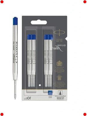 Calperia Mavi Tükenmez Kalem Yedeği - 10'lu Ekonomik Paket