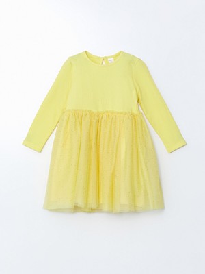 Lc Waikiki Yeni Sezon Tütülü Kız Çocuk Kaşkorse Elbise