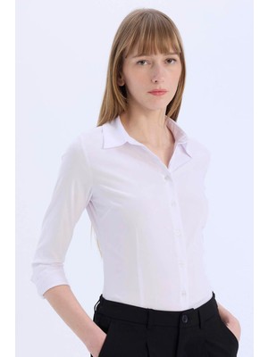 DeFacto Pamuklu Fitted Bengalin Uzun Kollu Gömlek I5278AZ26SP