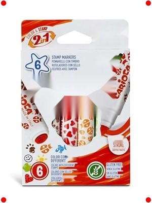 Calperia 6'lı Yıkanabilir Keçeli  Kalemi Seti