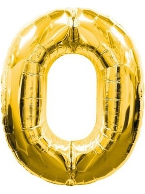 Ett Altın Sarısı Folyo Rakam Balon Dinç Store - 004982