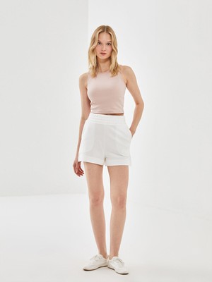 Lc Waikiki Yeni Sezon Beli Lastikli Kadın Şort