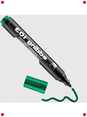 Calperia Kalıcı Işaretleyici Kalem - Yeşil Renk