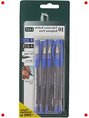 Calperia Çift Renkli Tükenmez Kalem Seti (10 Adet)