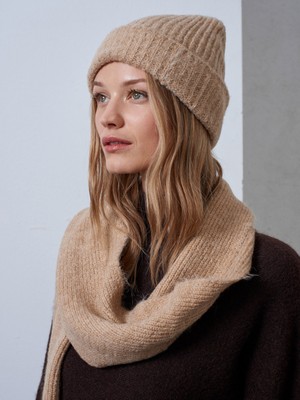 Dilvin A004 Atkı Bere Takımı-Koyu Bej