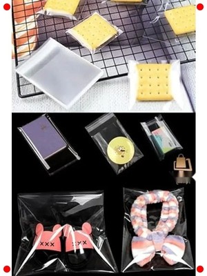 Calperia Şeffaf Jelatin Kurabiye Poşeti (10X15CM) - 50 Adet