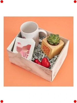 Calperia Motto Tasarımlı Aşk Hediye Kutusu - Özel Anlar Için