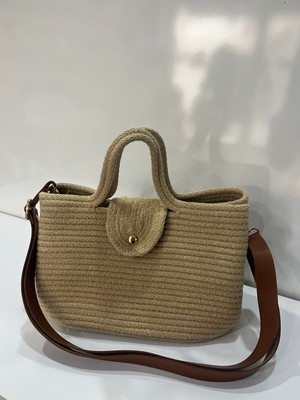 Ms Milasewing Çizgi Ötesi Şıklık: Pamuklu El Yapımı Omuz Çantası ✨