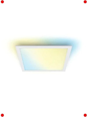 Calperia Akıllı Kare  Panel Tan Lambası (Kısılabilir)