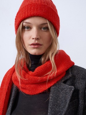 Dilvin A004 Atkı Bere Takımı-Kırmızı