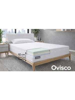 Omisilli 10 cm Visco Yatak Pedi & Yer Yatağı Yıkanabilir