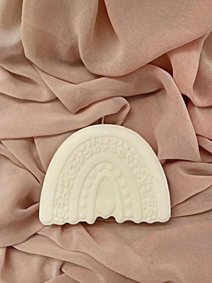 MumKusag Vanilya Kokulu Gökkuşağı Figürlü Büyük Dekoratif Mum