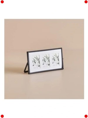 Calperia Siyah Modern Fotoğraf Çerçevesi 22X12 cm