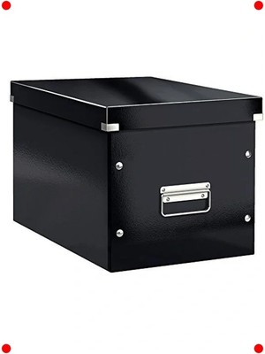 Calperia Büyük Boy Siyah Dekoratif Saklama Kutusu