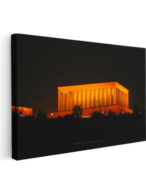Tablofest Yatay Kanvas Tablo Anıtkabir Dış Mimari Atatürk Tablosu Ev Ofis Duvar Dekoru